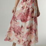Constanza | Vestido Midi con Cuello Halter Fruncido