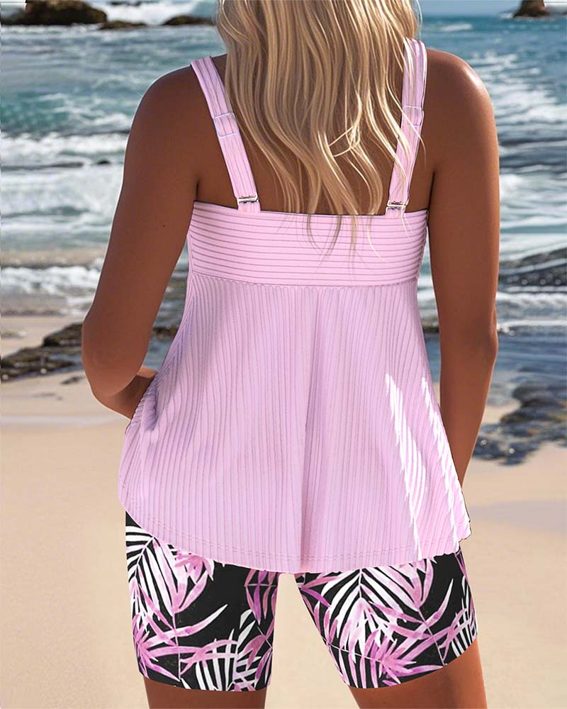 Tankini estampado para mujer