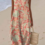 Flora | Coral Bloom Dress