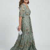 Carmen | Vestido Maxi de Flujo con Cuello Halter