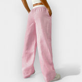 Pantalones anchos de rayas
