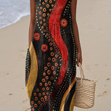 Vanessa - Vestido de Verano con Diseño Abstracto