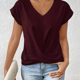 MARTA™ | Top con escote en V y detalle cruzado que favorece