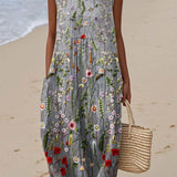 Kathy - Vestido de Verano con Estampado Floral Retro