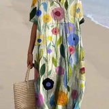 Merel | Vestido Maxi Floral Retro