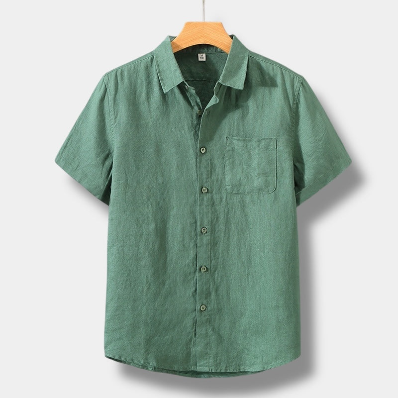 CAMISA OLD MONEY DE MANGA CORTA