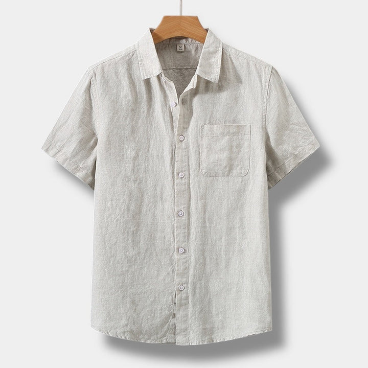 CAMISA OLD MONEY DE MANGA CORTA