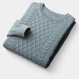 Suéter de Jacquard de Lana Merina