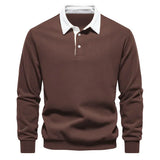 Suéter Polo Peeter Signature con Contraste Clásico