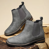 BOTAS DE CUERO CÓMODAS PARA HOMBRE
