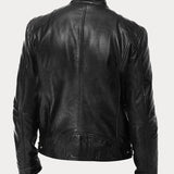 Chaqueta de Cuero Rasmus Signature con Silueta Masculina Atemporal