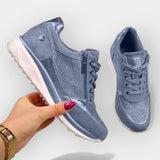 Zapatillas anatómicas con cremallera