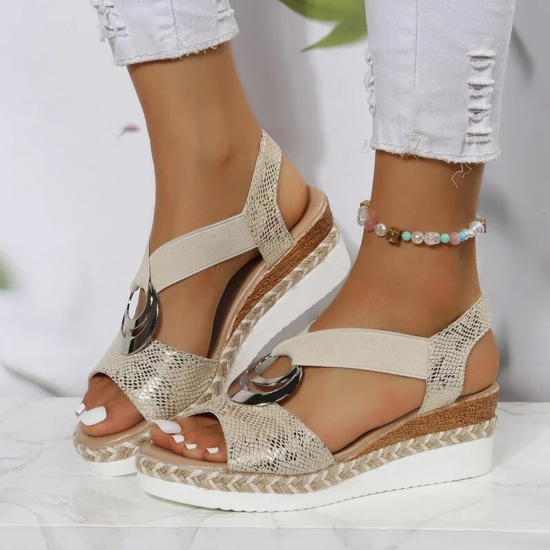 Sandalia de plataforma para mujer