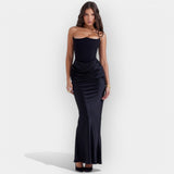 Vestido Maxi Elegante Minimalista y Fluido