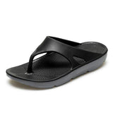 Pantuflas para hombre con soporte para el arco del pie y suela gruesa
