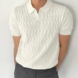 Diego | Camisa Polo Texturizada de Sastre Contemporáneo