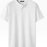 Camisa Henley Atemporal de Corte Preciso