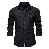DUMONT LYON | CAMISA SLIM DE MEZCLILLA