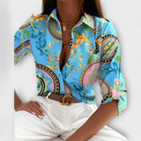 Maria - Blusa con Cuello Clásico